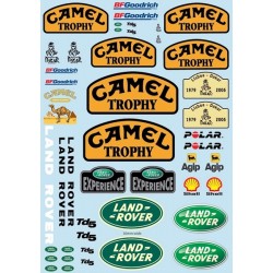 Camel Trophy decal sheet for TRX-4