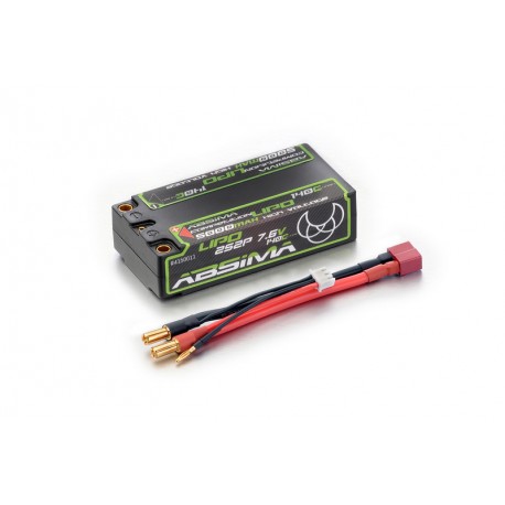 Absima Competition Lipo Shorty 5000mAh 140C 2S2P HV HC 5mm