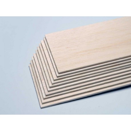 Planches de balsa 0,8 x 100 x 1000mm (10pcs)