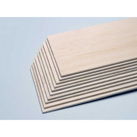 Planche de balsa 15,0 x 100 x 1000mm