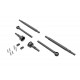 Traxxas Axle Shafts, front and rear (2)/ stub axles, front (2) (hardened steel) TRX-4M 9753X