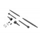 Traxxas Axle Shafts, front and rear (2)/ stub axles, front (2) (hardened steel) TRX-4M 9756
