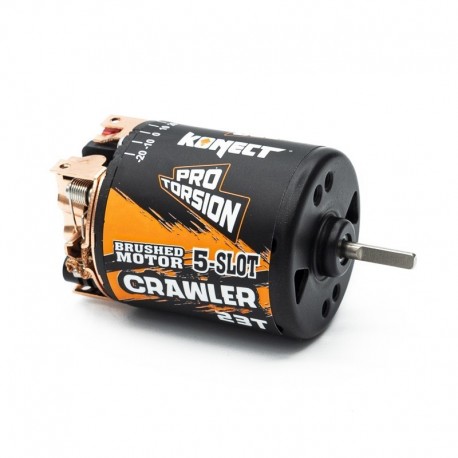 Konect MOTEUR 540 16T 1900KV CHARBONS PRO TORSION 5SLOTS POUR CRAWLER