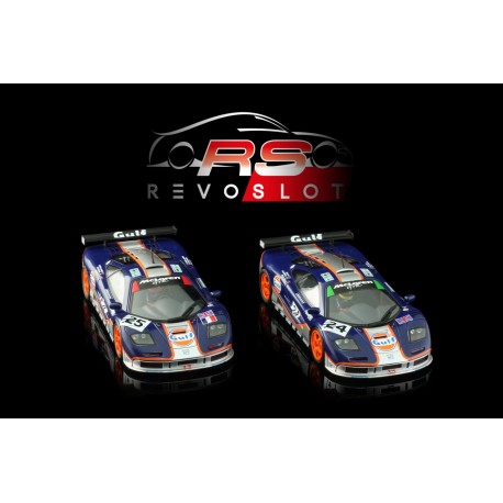 RevoSlot RS0145 McLaren F1 GTR - Gulf Twin Pack 24h Le Mans 1995