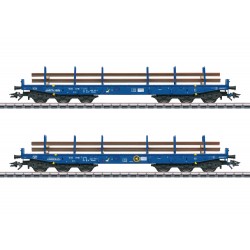 Märklin 48659 Coffret de wagons pour le transport de charges lourdes transport de rails - Voie H0