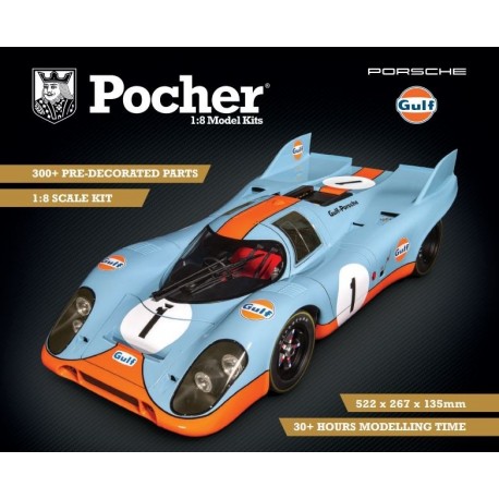 POCHER HK118F - PORSCHE 917K GULF EDITION 1/8