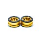 Beadlock Wheels PT- Claw Doré/Noir 1.9 (2 pcs)