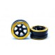 METSAFIL Beadlock Wheels PT- Claw Noir/Doré 1.9 (2 pcs)