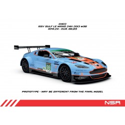 NSR 0403AW ASV GT3 - Gulf Le Mans 24H 2013 n.99