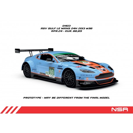 NSR 0403AW ASV GT3 - Gulf Le Mans 24H 2013 n.99