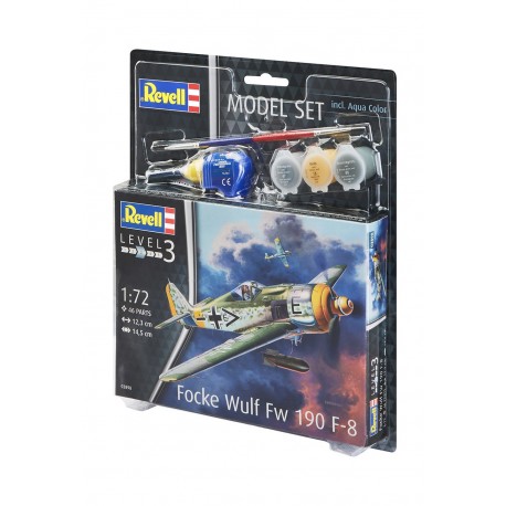 Revell 63898 Modèle Set Focke Wulf Fw190 F-8 1/72