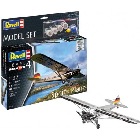 Revell 63835 MAQUETTE AVION MODEL SET SPORTS PLANE 1/32