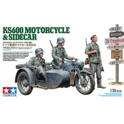 TAMIYA 35384 Moto KS600 & Sidecar 1/35