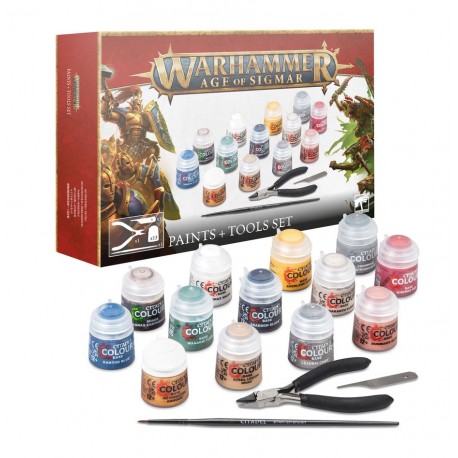 Warhammer Age of Sigmar Set de peinture et outils 80-17-17