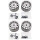 Hobbytech Jantes Crawler Metal 1.9 beadlock Classic 2 Grise (4pcs)