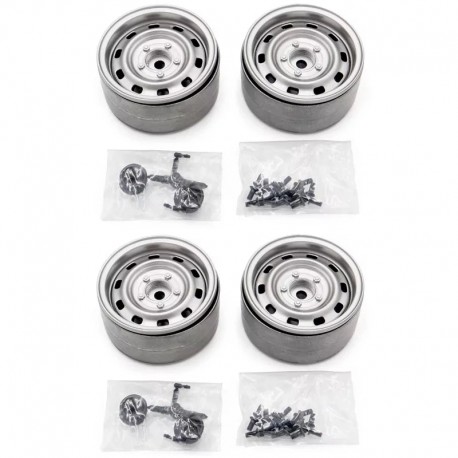 Hobbytech Jantes Crawler Metal 1.9 beadlock Classic 2 Grise (4pcs)