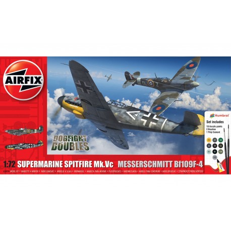 A50194 Supermarine Spitfire Mk.Vc vs Bf109F-4 Dogfight Double