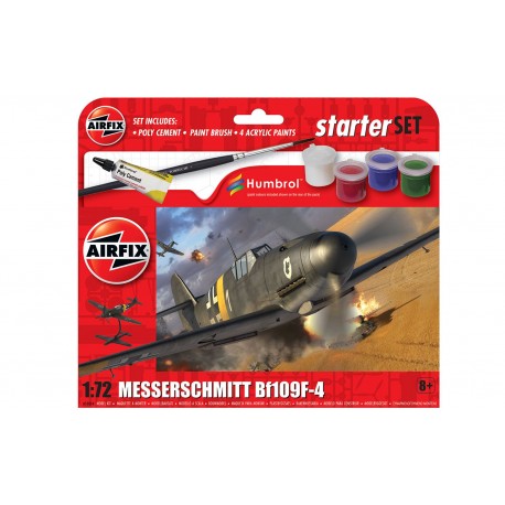 AIRFIX A55014 Starter Set - Messerschmitt Bf109F-4