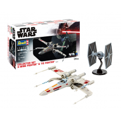 REVELL Set collector Star Wars X-Wing Fighter + Tie Fighter